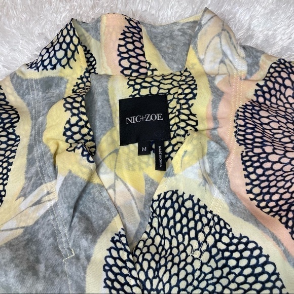 Nik + Zoe Dress Citrus Ruffle Collar Sleeveless Shift Size Medium - Picture 10 of 11